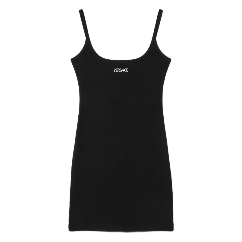 Versace Underwear Logo-embroidered Tank Dress