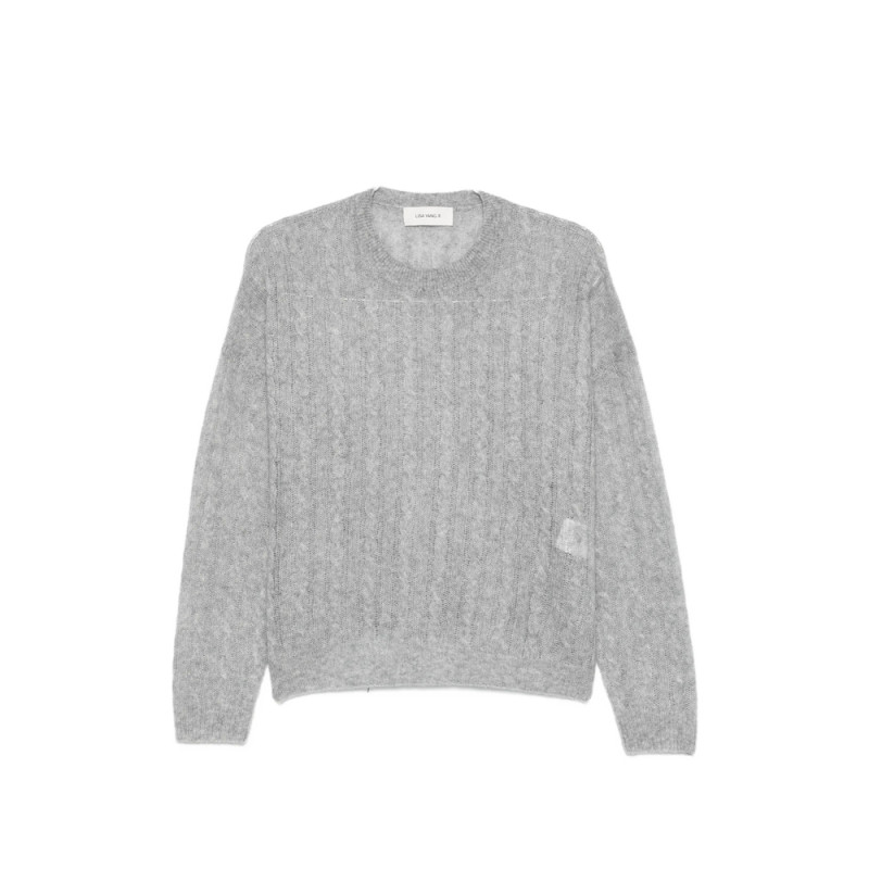 Lisa Yang Cable-knit Crew-neck Sweater