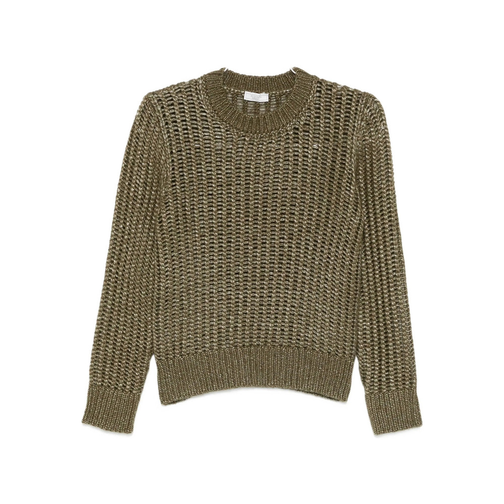 Peserico Open-knit Crew-neck Sweater