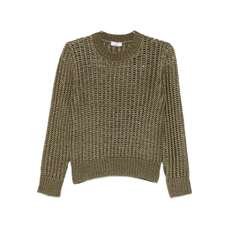 Peserico Open-knit Crew-neck Sweater