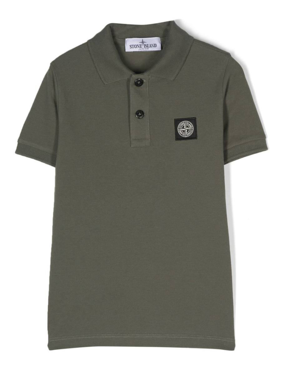 Compass cotton polo shirt