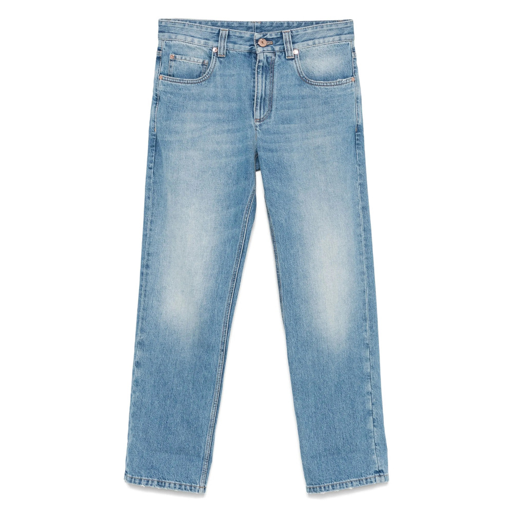 Brunello Cucinelli Turn-up Hem Jeans