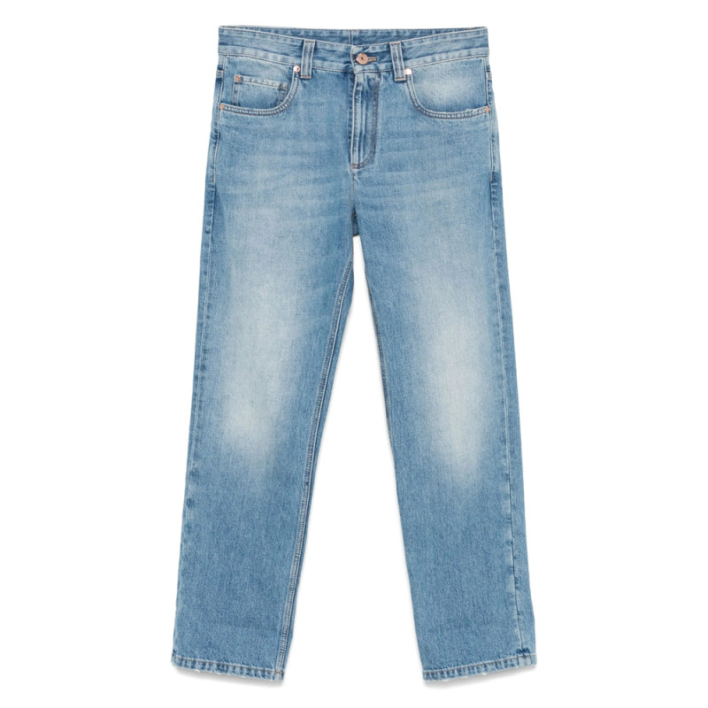 Brunello Cucinelli Turn-up Hem Jeans