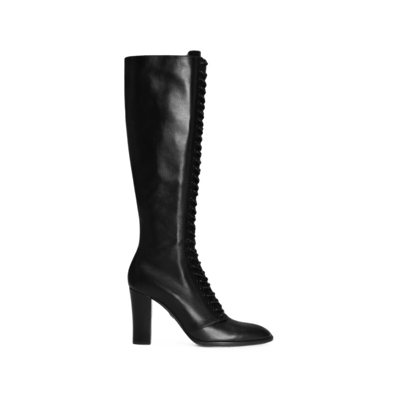 Dolce & Gabbana Lace-up Calfskin Boots