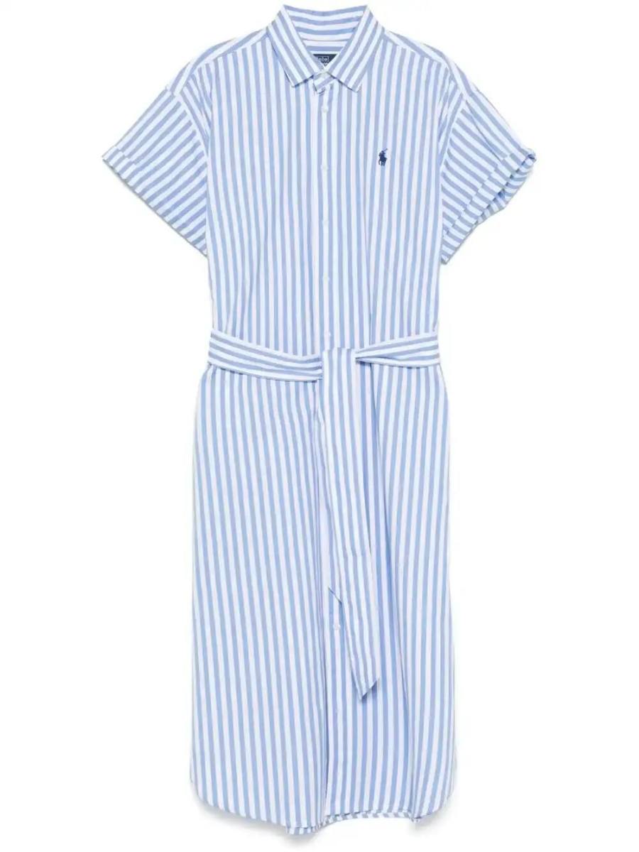 striped shirt dress