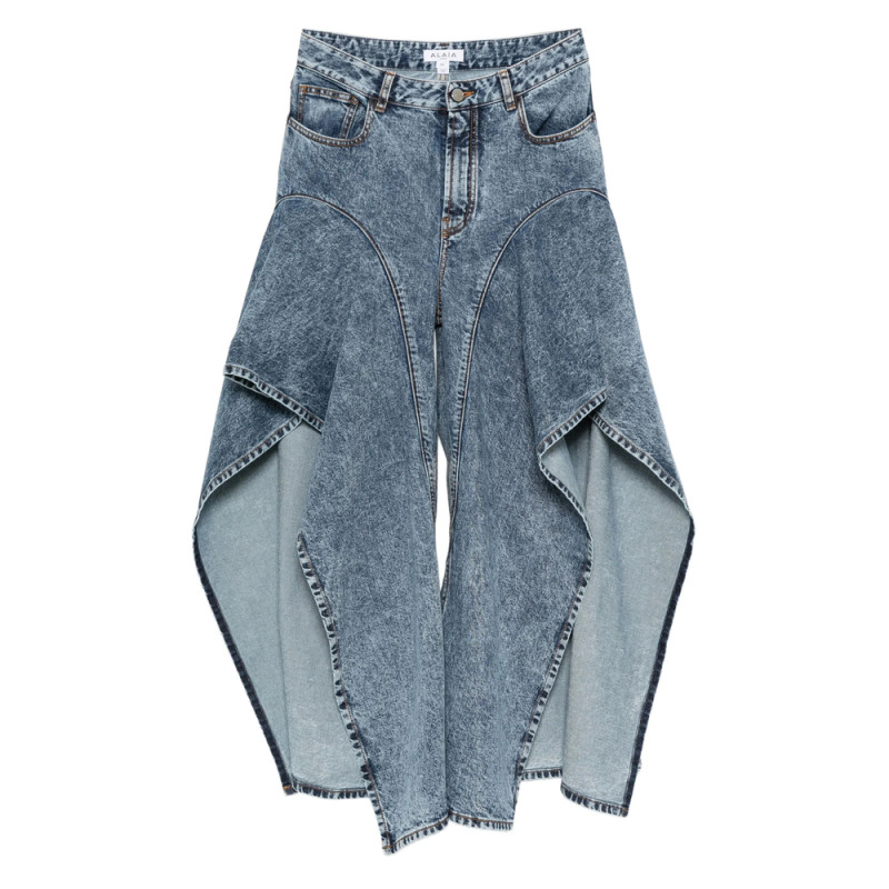 Alaïa Ruffled Jeans