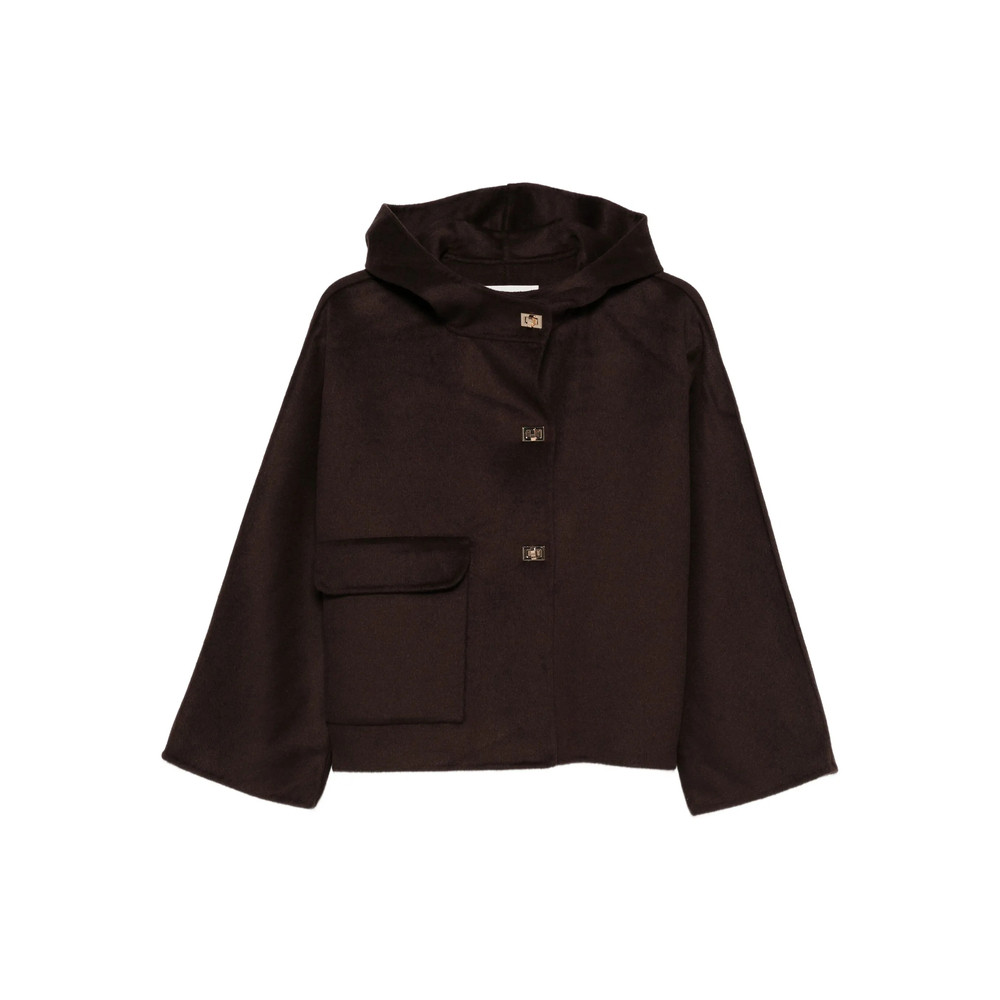 Ba & sh Hooded Patch-pocket Jacket