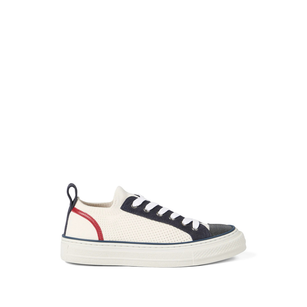 Brunello Cucinelli Knitted Low-top Sneakers
