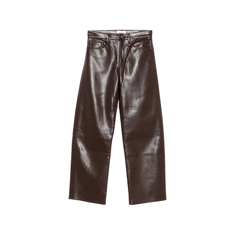 Agolde Coated Wide-leg Trousers