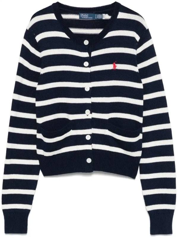 striped cardigan
