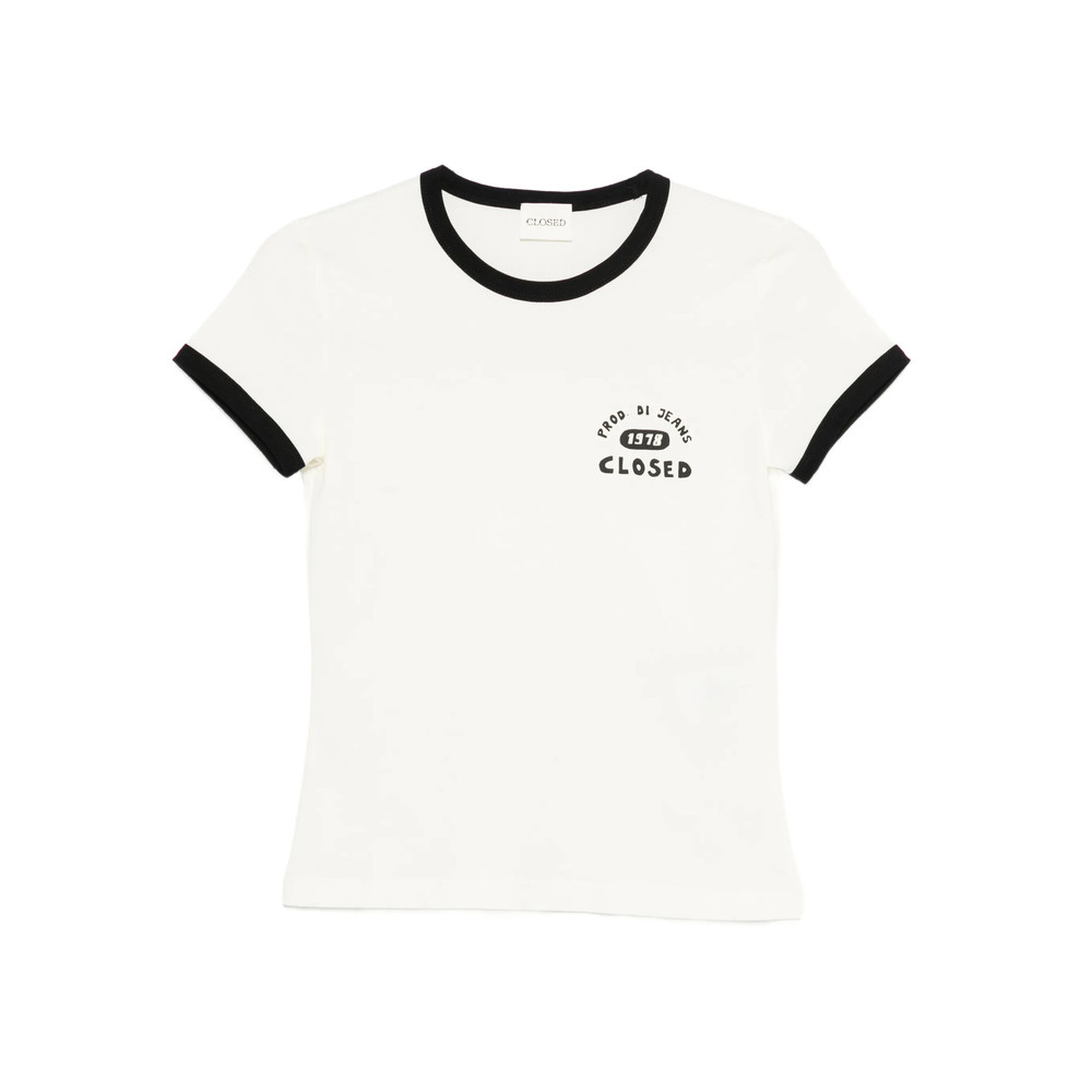 Closed Contrasting-trim T-shirt
