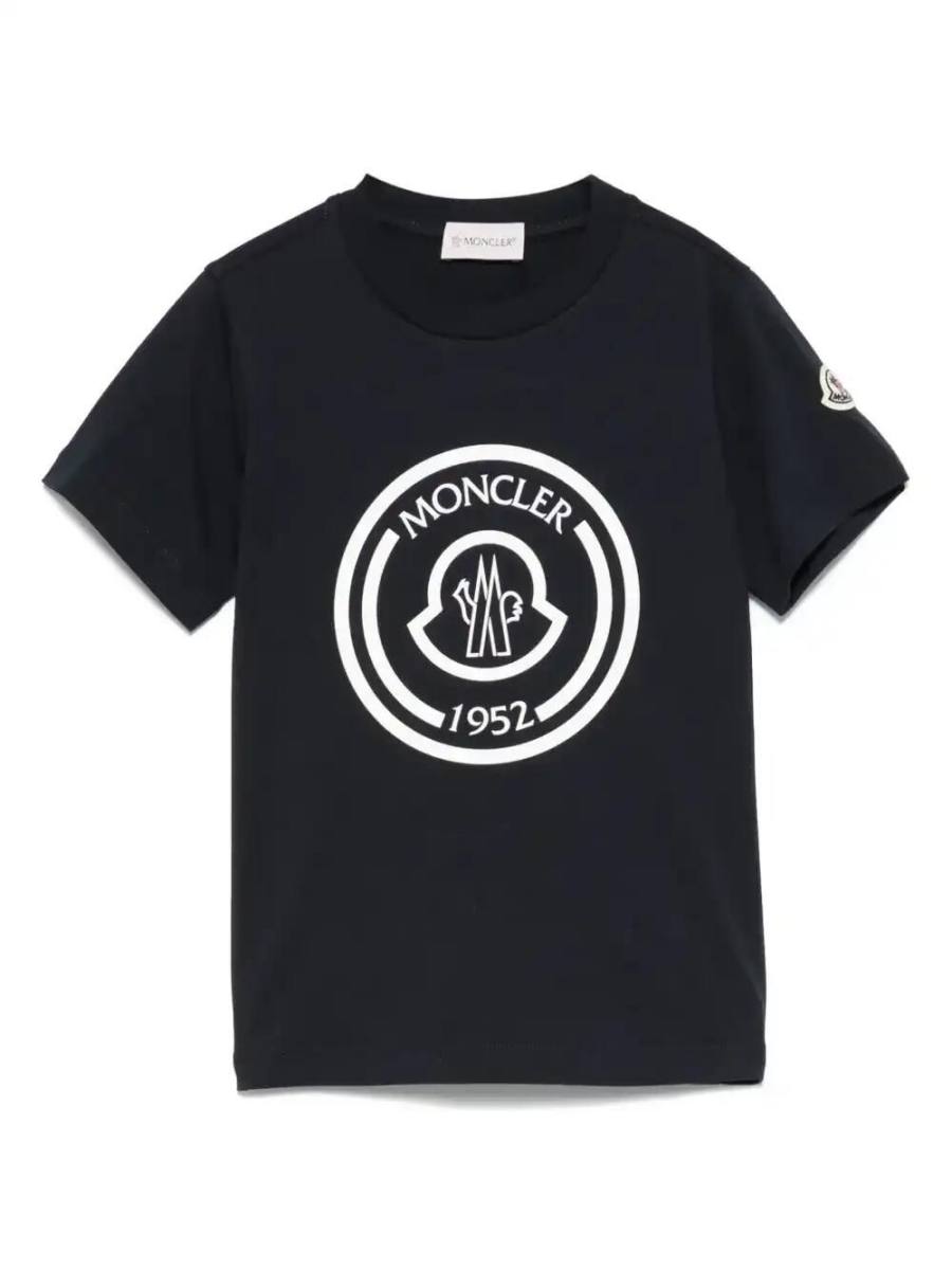 Optical-logo cotton T-shirt
