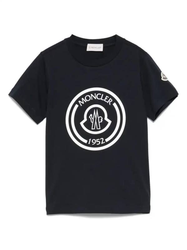 Optical-logo cotton T-shirt
