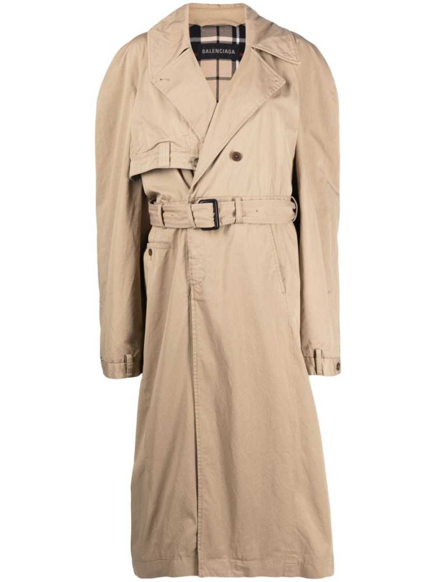 belted trench coat