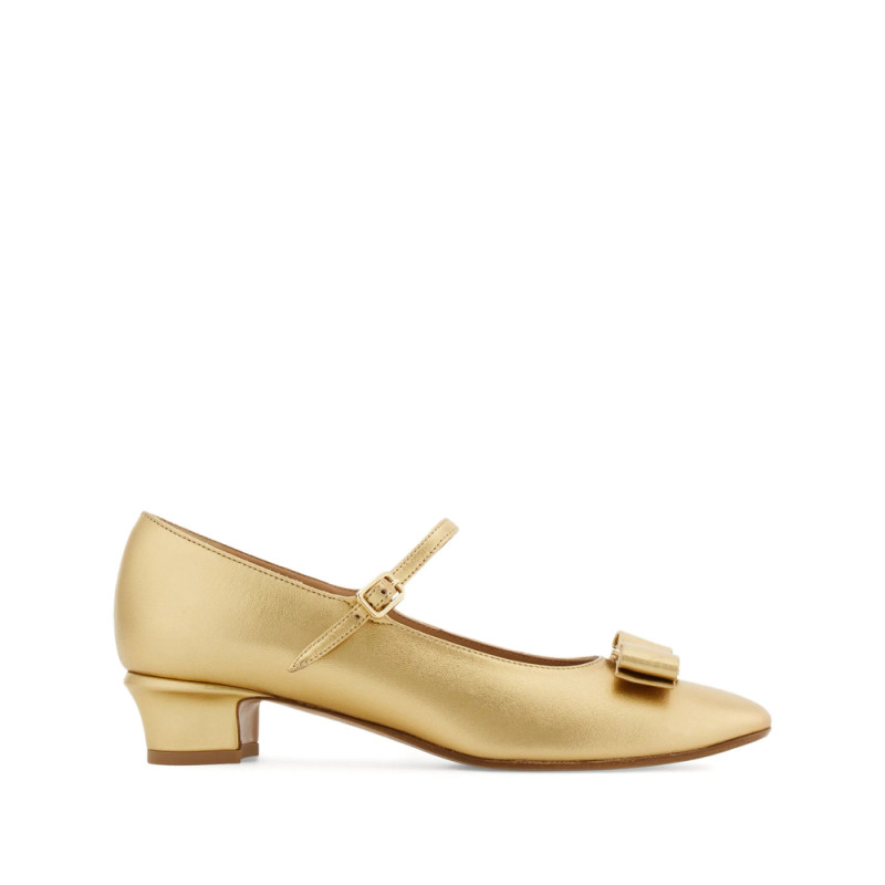 Ferragamo 30mm Mary Jane Vara Bow Pumps
