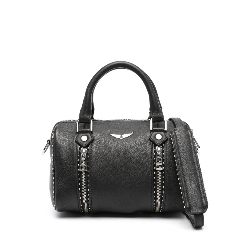 Zadig & Voltaire Small Logo Leather Tote Bag