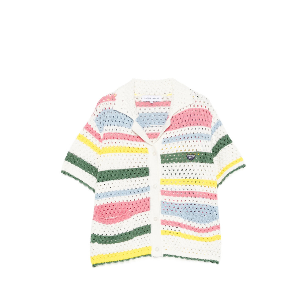 Maison Labiche Souchier Striped Knit Shirt