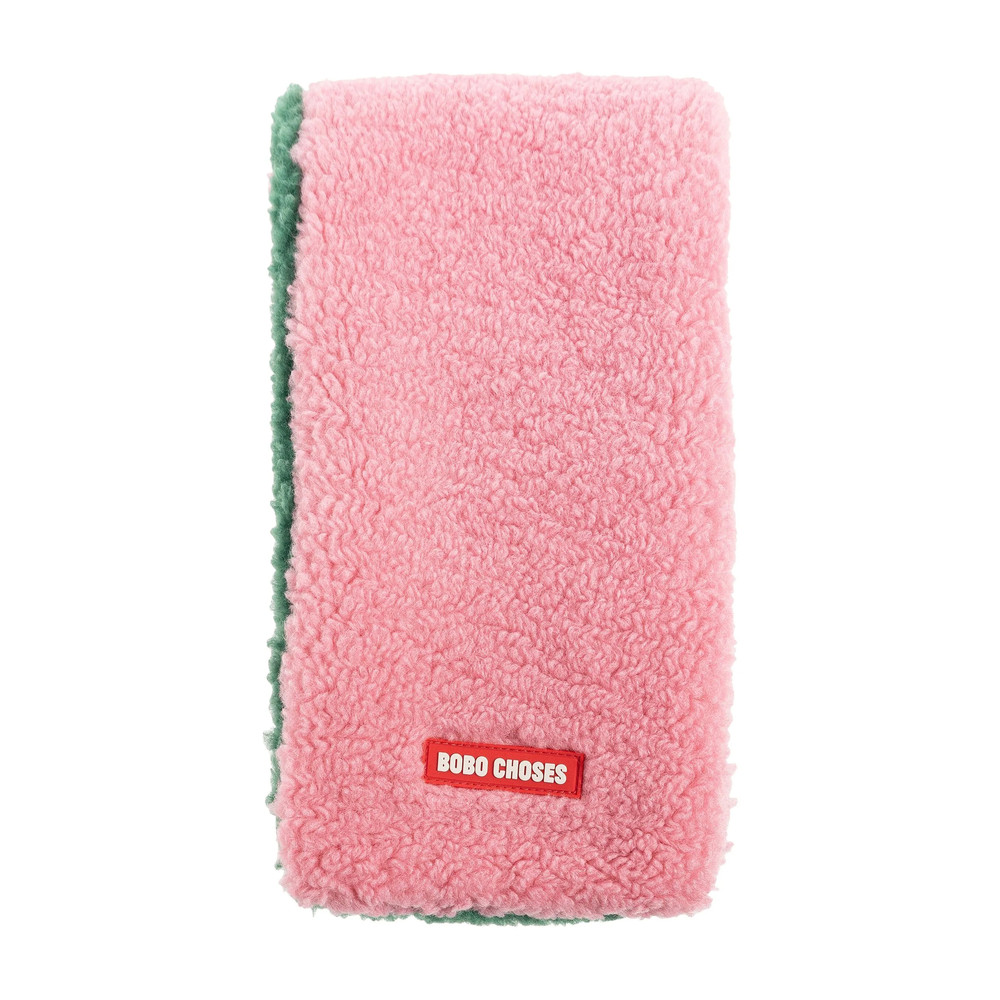 Bobo Choses Teddy-fleece Reversible Scarf