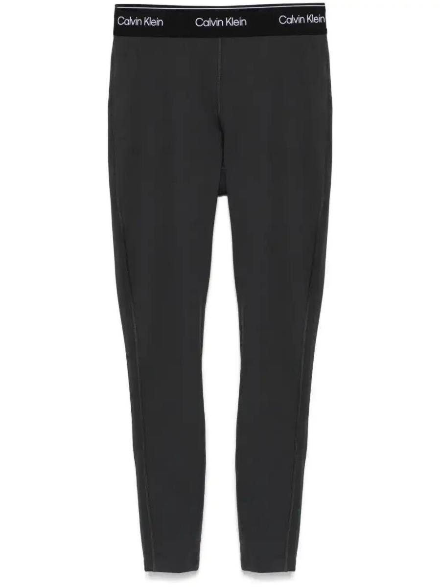 logo-waistband performance leggings