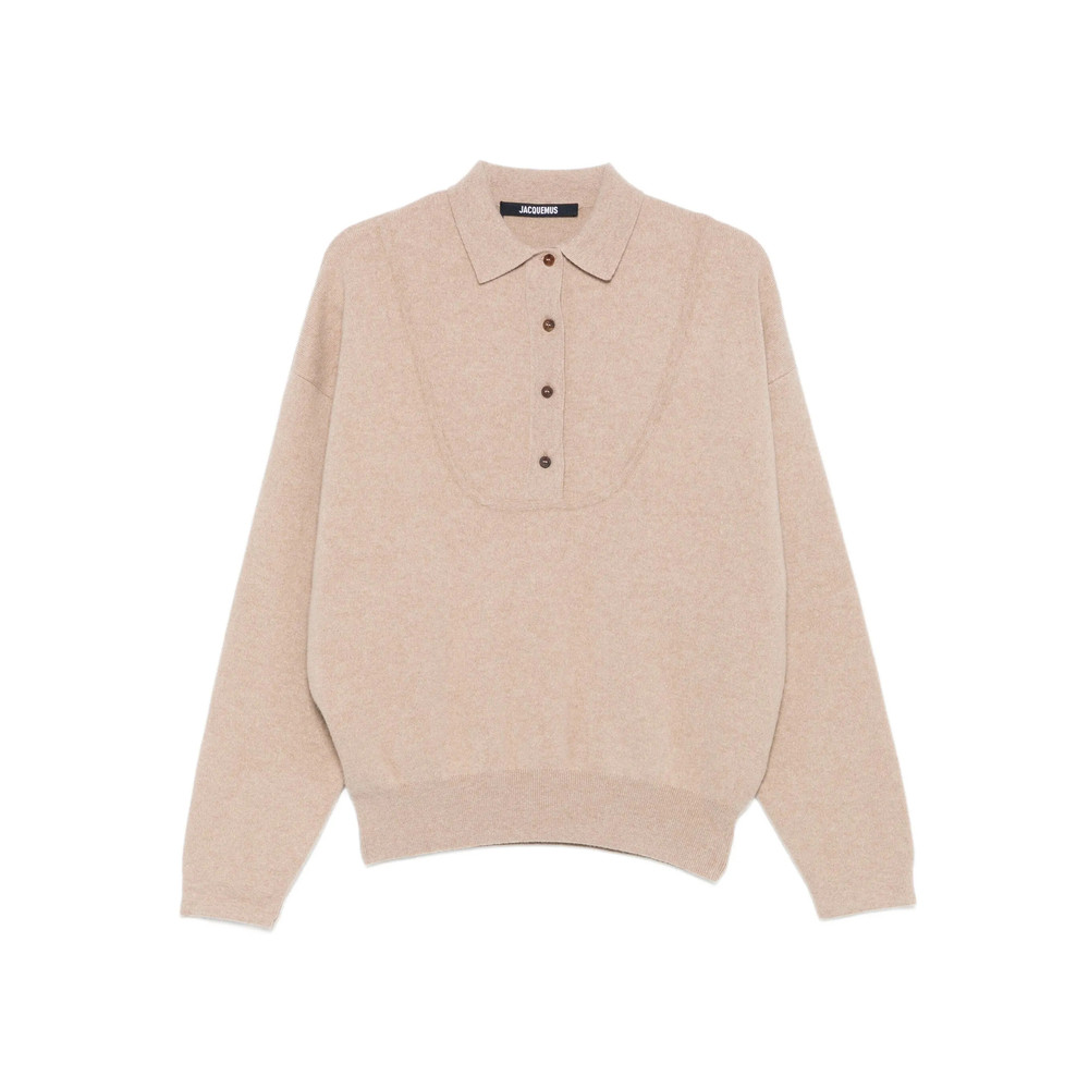 Jacquemus Button Polo-neck Sweater