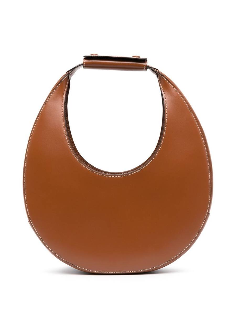 Moon leather shoulder bag