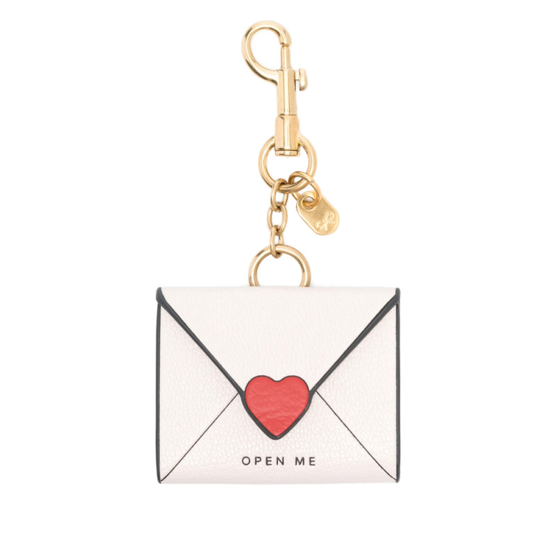 Anya Hindmarch I Love You Leather Keyring