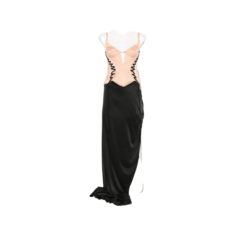 Maria Lucia Hohan Sakura Lace-up Corset Dress