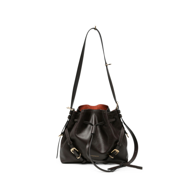 Givenchy Small Voyou Leather Bucket Bag