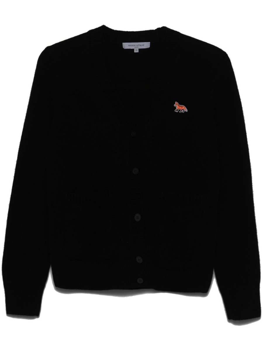 Baby Fox-patch cardigan