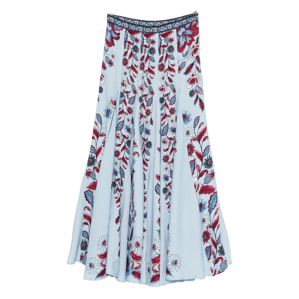 Farm Rio Floral-print Skirt