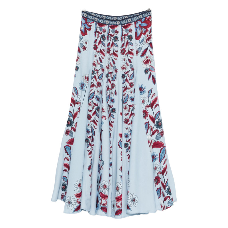 Farm Rio Floral-print Skirt
