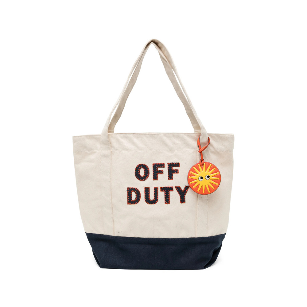 Anya Hindmarch Logo-patched Canvas Tote Bag