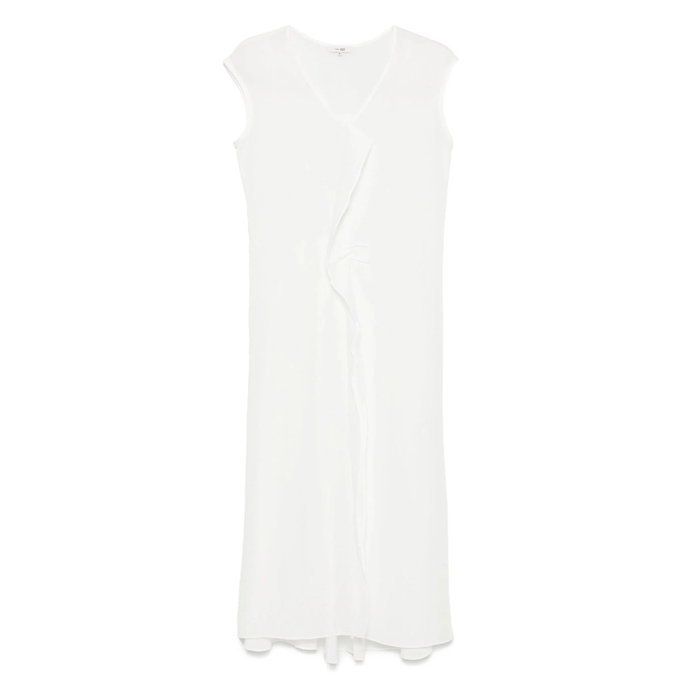 Colour 5 Power Slub-texture Midi Dress