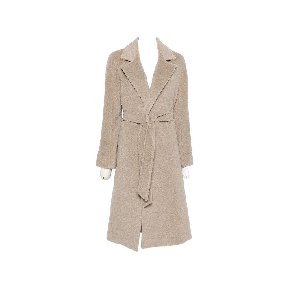 Max Mara Studio Belted Notch-lapels Coat