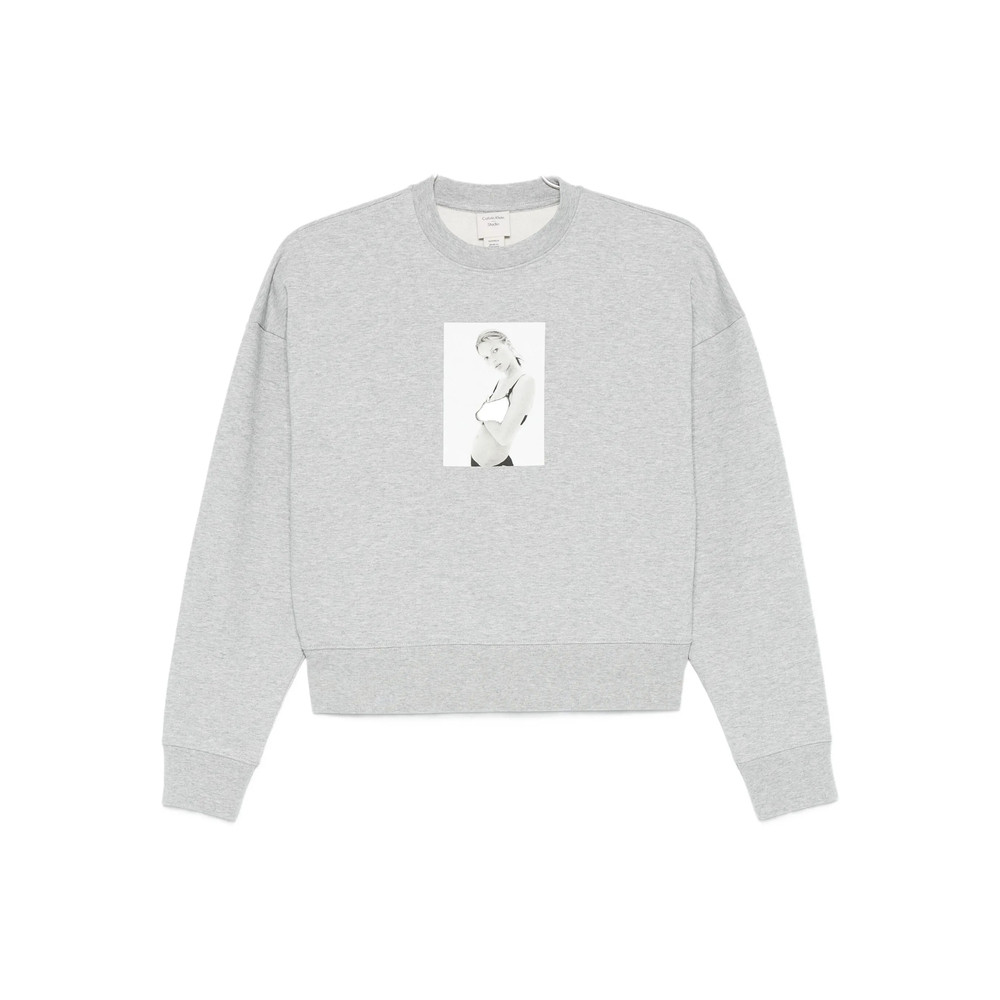 Calvin Klein Photographic-print Cotton Sweatshirt