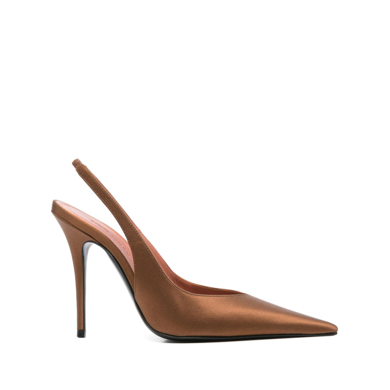 Amina Muaddi 105mm Anok Slingback Pumps