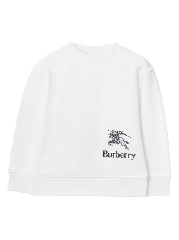 logo-embroidered cotton sweatshirt