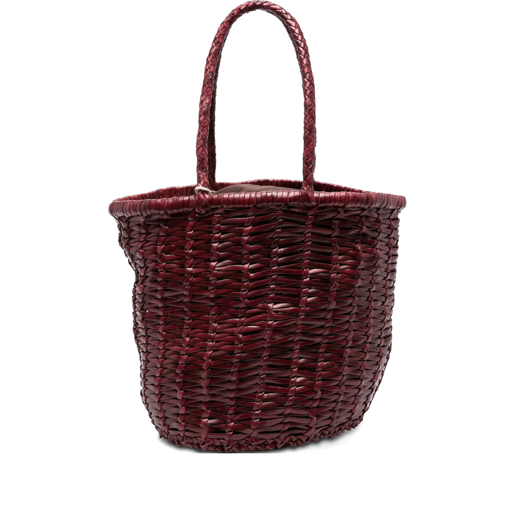 Dragon Diffusion Braided Leather Bucket Bag