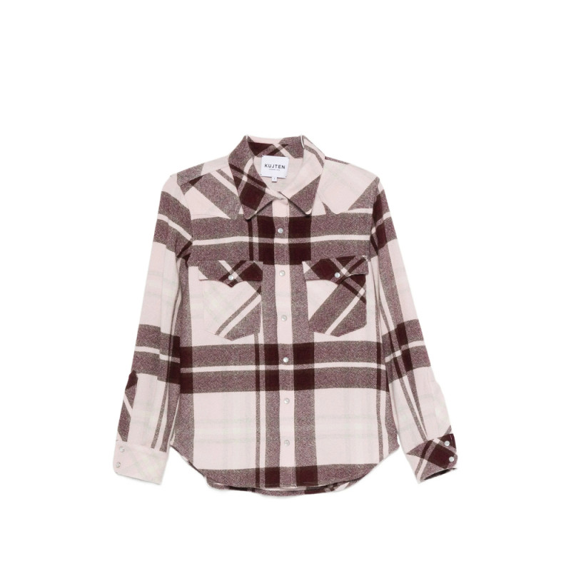 Kujten Lumber Check-pattern Button-down Shirt