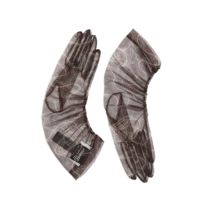 Vivienne Westwood Printed Tulle Gloves