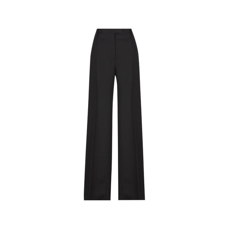 Fendi Black Wool Tuxedo Trousers