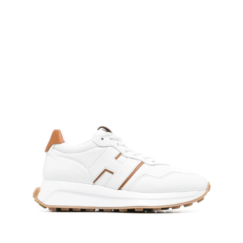 Hogan Lace-up Leather Sneakers