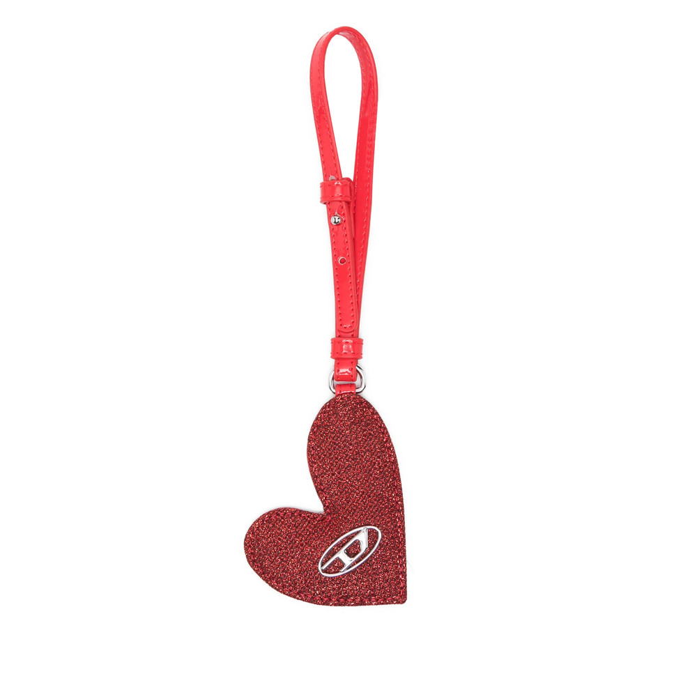 Diesel Play Mirror Heart-logo Charm