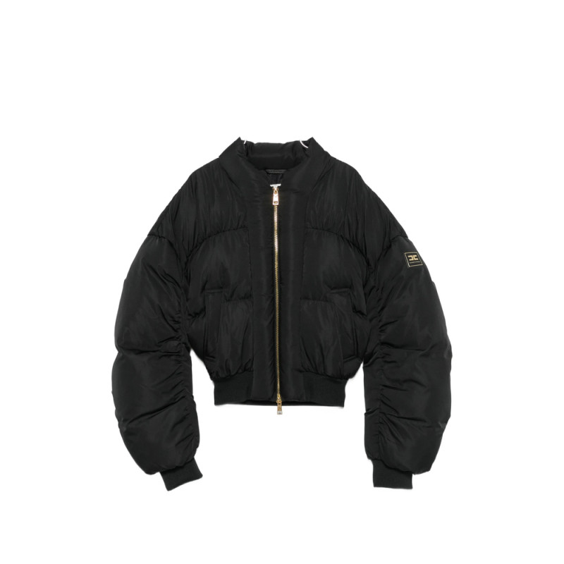 Elisabetta Franchi Cropped Puffer Jacket