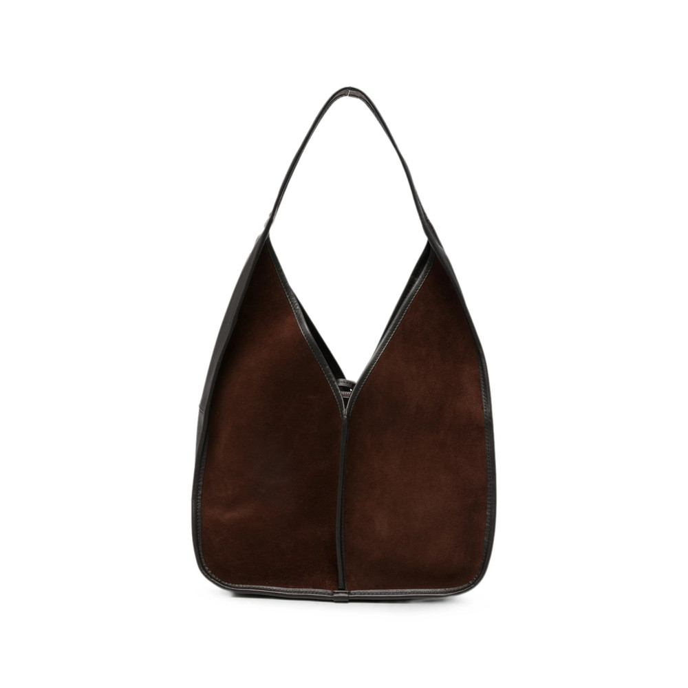 Hereu Calella Suede-panel Shoulder Bag