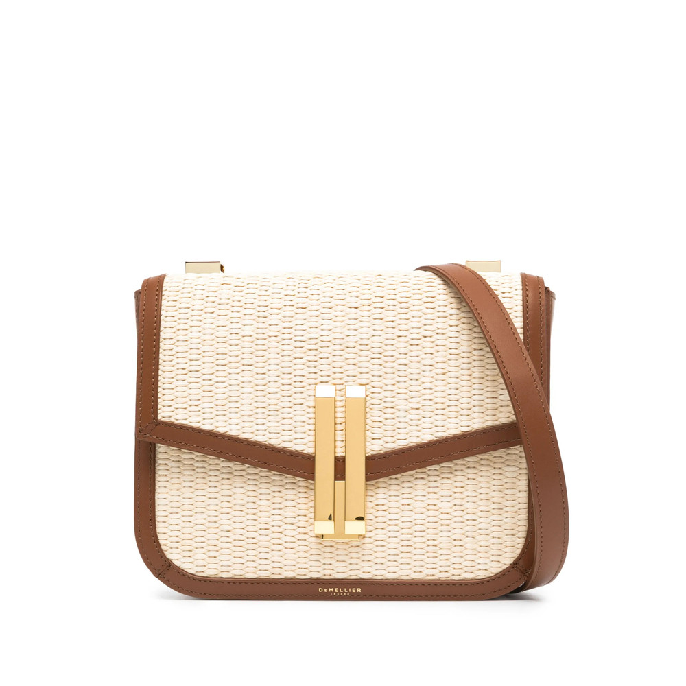 Demellier The Vancouver Woven-raffia Shoulder Bag