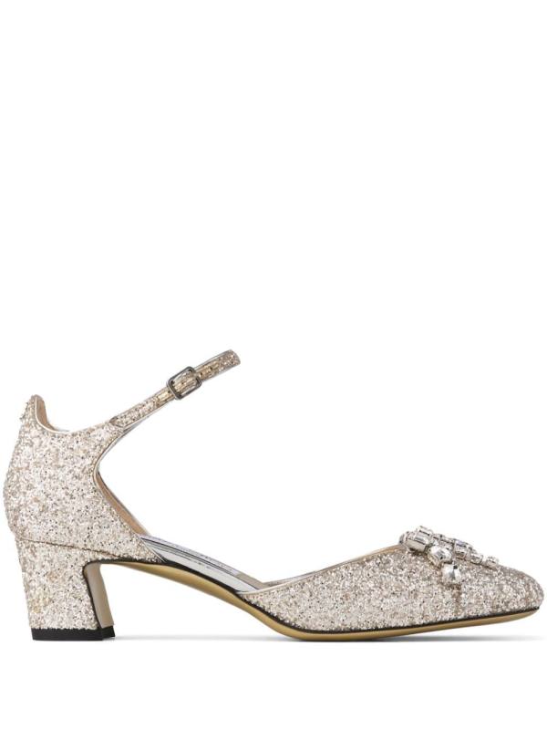 45mm leather pumps