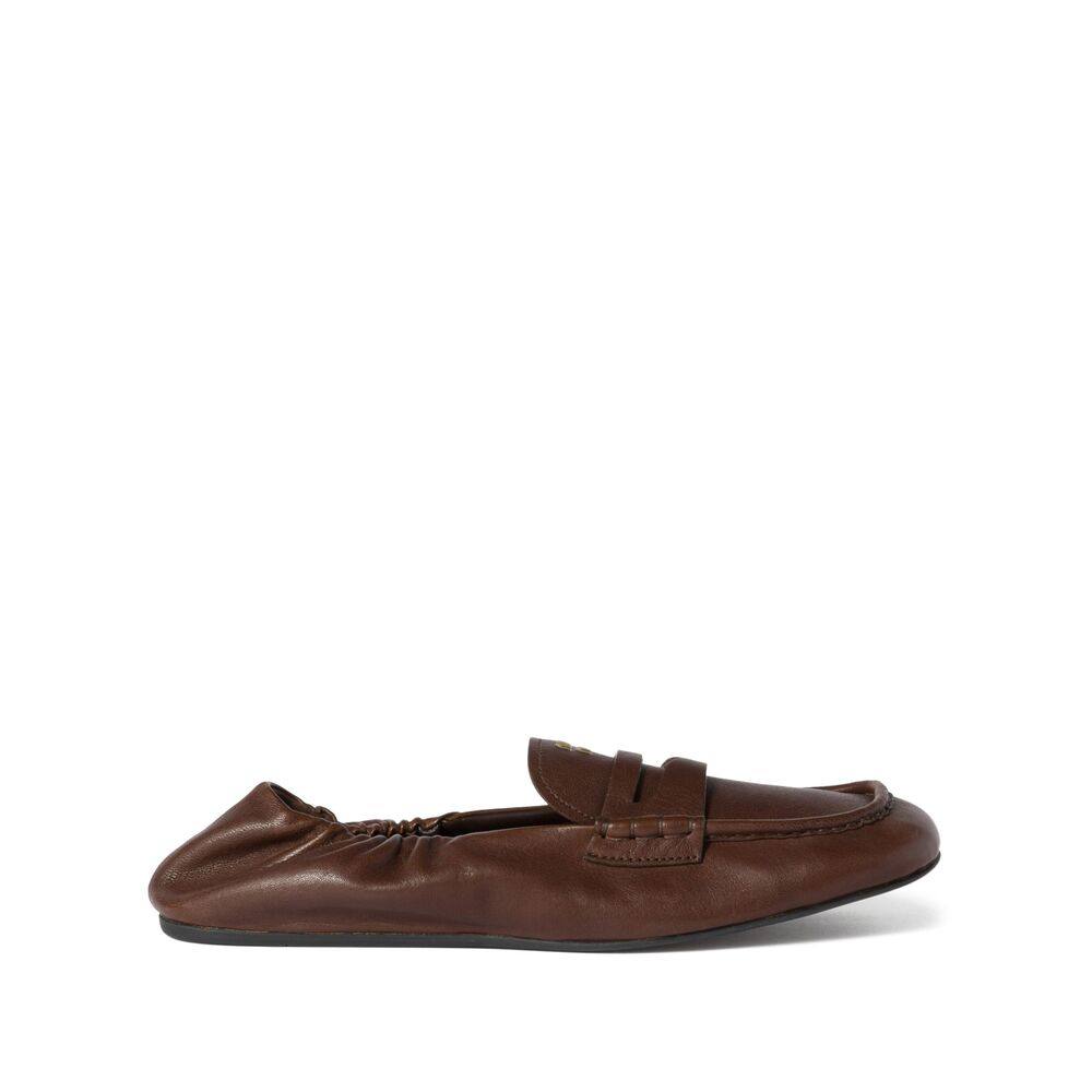 Miu Miu Embossed-logo Loafers