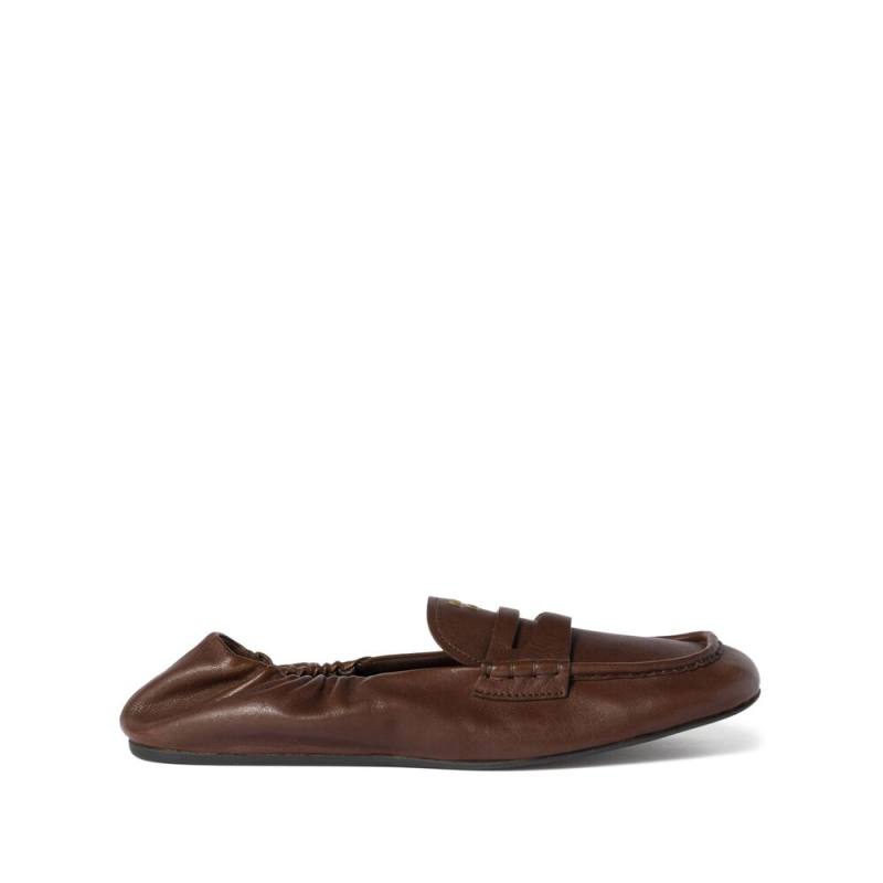Miu Miu Embossed-logo Loafers