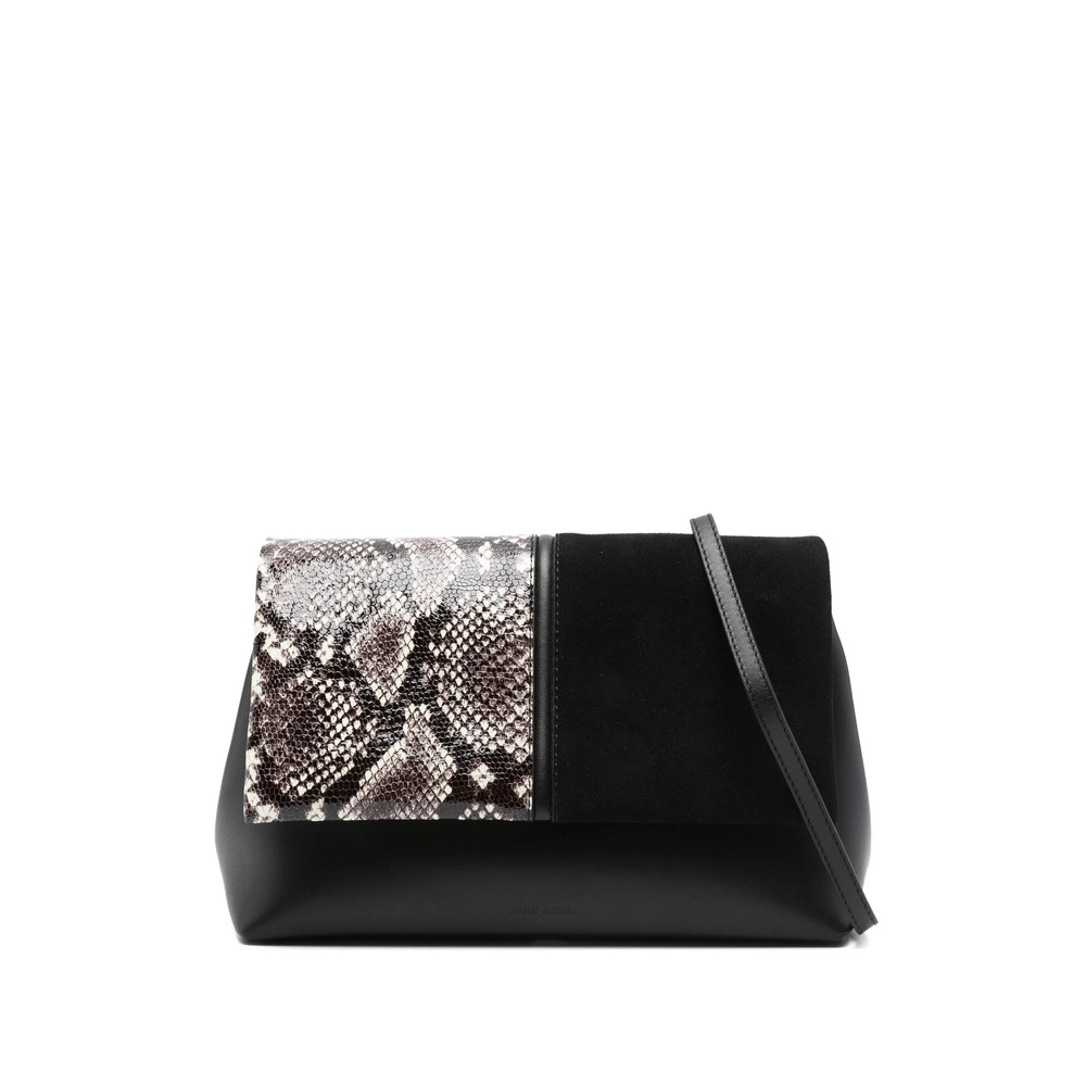 Manu Atelier The Fold Snakeskin-pattern Clutch Bag